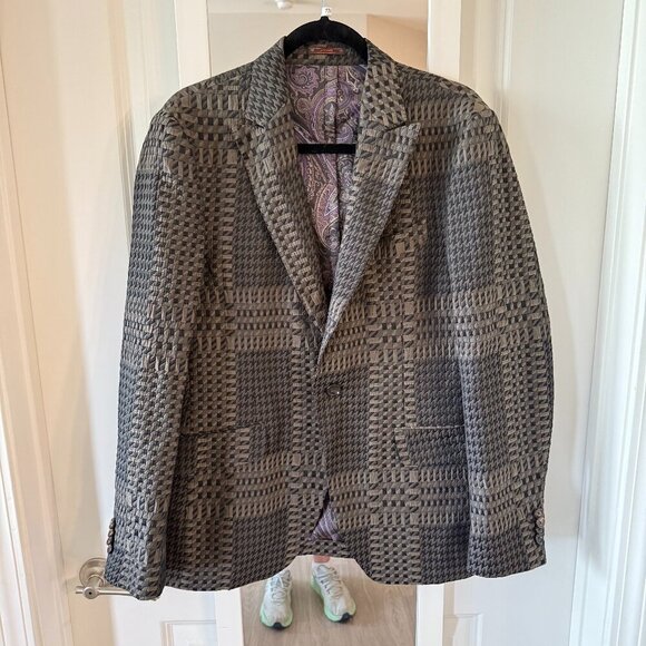 Men's ETRO One Button Sport Coat Size EURO 50 US 40 - Picture 1 of 6